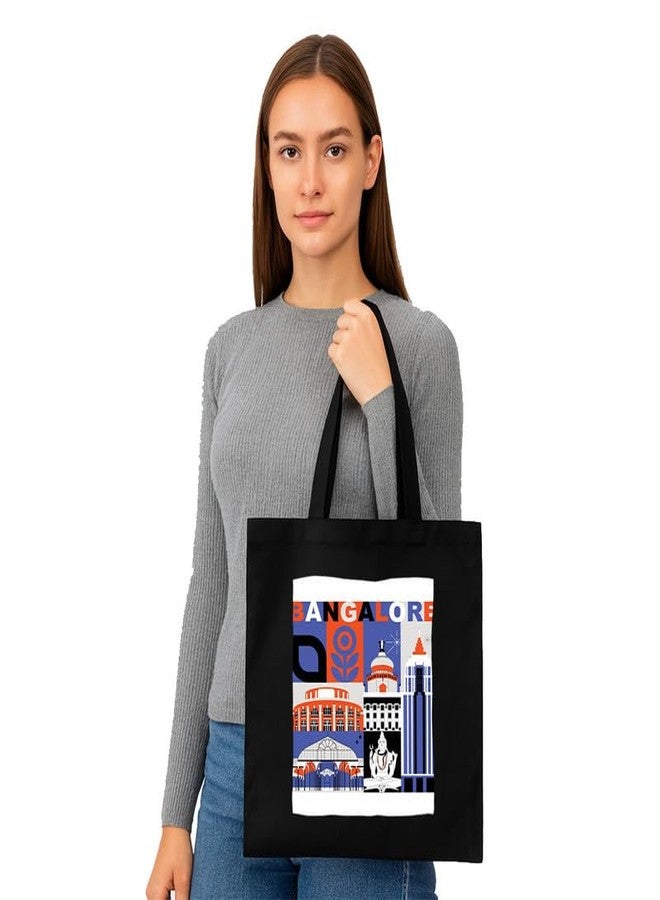 PrintWala حقيبة تسوق قماشية فنية من PrintWala للنساء | تصميم مطبوع جذاب - Image 2